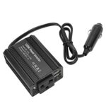 , Metal Shell Portable Transformer Overload Protection for Laptop (Black)