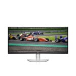 Dell S3422DW 34 Inch WQHD (3440x1440) 21:9 1800R Curved Monitor, 100Hz, VA, 4ms, AMD Radeon FreeSync, Built-in Speakers, DisplayPort, 2x HDMI, 3x