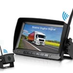 Digital Wireless Backup Camera Monitor Kit, 7" TFT-LCD Monitor and Rearview Camera Stable Digital Signal Night Vision Waterproof Reversing Camera