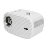 Mini WiFi Projector for Phone, HD Movie Outdoor Projector, Built in 2W HiFi Stereo Speakers, Outdoor Projector Supports 1080P, Compatible with OS