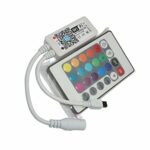 ZYElroy Home DC5V 12V 24V Bluetooth Wireless WiFi Controller RGB/RGBW IR RF LED Controller, 24Key IR RGBW wifi