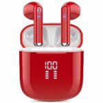 OYIB Wireless Earbuds, Mini Bluetooth 5.3 Headphones HiFi Stereo, Wireless Earphones with ENC Noise Cancelling Mic, Touch Control, Type-C Chargin