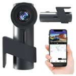 JZZANG Dash Cam 360° Rotation, with WiFi 1080P 8MP Dashcam with 150° viewing angle and night vision, Built-in Speaker and Mic,APP View, Loop Reco