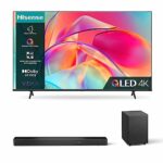 Hisense 4K QLED TV E7K and AX3120G with 3.1.2 Surround Sound and Dolby Atmos&DTS Virtual X