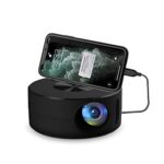 Mini Pocket Projector, Smart Portable Movie Projectors Built in Rechargeable Battery & Speaker, 1080P Video Travel Projector