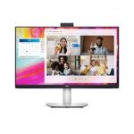 Dell S2722DZ 27 Inch QHD (2560x1440) Video Conferencing Monitor, 75Hz, IPS, 4ms, AMD FreeSync, 99% sRGB, Built-in Speakers, 5MP Camera, Mic, USB-