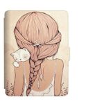 Smart Case For Kindle Paperwhite 10Th Generation 2018 - Pu Leather Protective Covers For Kindle Paperwhite Ebook Reader Case Kindle Accessory-Gir