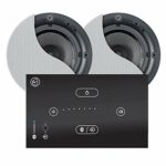 Systemline E50 Bluetooth HiFi System Q Acoustics Qi65CB In Ceiling Speakers