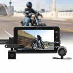 Motorcycle Recording Camera Dash Cam Waterproof Front and Rear Motorbike Camera Dual Video HD 1080p