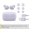 Jabra Elite 3 In Ear Wireless Bluetooth Earbuds - Noise Isolating True Wireless Buds with 4 Built-in Microphones for Clear Calls, Rich Bass, Cust