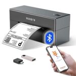 MUNBYN Bluetooth Thermal Label Printer Wireless 4x6 for Shipping Packages Postage Small Business, Desktop Printer, Compatible with Etsy, Shopify,