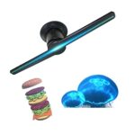 Naked-eye Holographic 3D Projector 3D Hologram Projector Advertising Display 1080P HD Trade Show LED Display Fan