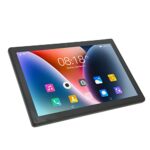 dsheng 10.1 Inch Portable Tablet, UK Plug 100‑240V 4G Network HD Tablet 2.4G 5G WIFI USB C Charging Port for Android 10.1 for Work (Black)