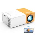 HD Projector, PVO WiFi Projector Support 1080P 200" Portable Movie Projector, Phone Can Connect to Movie Wirelessly, Compatible with Smartphone/T