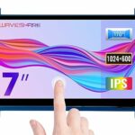 Waveshare 7 inch Display for Raspberry Pi 4 Capacitive Touchscreen HDMI LCD (C) 1024x600 Resolution IPS with 170° View Angle Support All Raspberr
