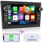 Hikity Android 11 Car Stereo for Opel Astra Antara Corsa Combo Zafira with Wireless Carplay & Android Auto, 7 Inch Touchscreen Car Radio with GPS