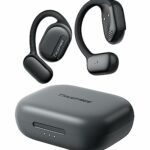 Truefree O1 Open-Ear Headphones, Bluetooth 5.3 Wireless Earbuds with Ear Hooks, Over-Ear Air Conduction Tech for Sports, Four Microphones Clear C