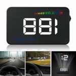 GOFORJUMP Head Up Display A500 Car Speed Projector 3.5Inch Universal Car-styling Windshield OBD2 GPS Digital Car Speedometer Alarm