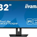 iiyama XB3270QS-B5 32 Inch IPS LCD (sRGB: 100 Percent , NTSC: 72 Percent ) , 4 ms, 2560 x 1440, 1 x DVI, 1 x HDMI, 1 x DisplayPort, 2 x 3W Speake