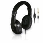 Thomson TV headphones with long cable black, ≥75 mV, 32 ohms