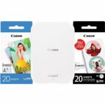 Canon Zoemini 2 Printing Kit Photo Printer + Zinc Photo 20-Piece + ZP-2030 (20 Sheets) + 10 Circle Stickers (for Smartphone, USB C, Bluetooth, Mo