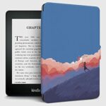 JNSHZ Cover Compatible Kindle Paperwhite5 Cover For Ebook Reader Covers Released 11Th Gen 2021 Smart Accessories Pu Leather Kindle Cover - (Blue