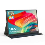 Eyoyo Portable Monitor, 10.5 inch 1920x1280 HDR Small Monitor 100% SRGB IPS Display, External USB C Monitor Second Screen for Laptop, PC, PS4, Xb