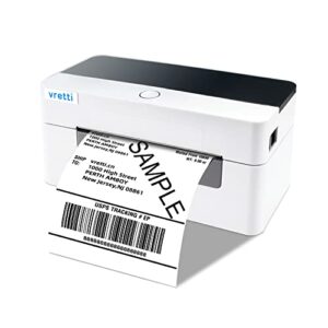 vretti Thermal Label Printer Label Printer Thermal Printer Machine 4x6 for Shipping Label Postage Label Compatible with Windows,Mac OS and Linux