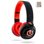 PowerLocus Headphones for Kids, Bluetooth Headphones, Kid Headphone Over-Ear with LED Lights, Foldable Headphones with Microphone,Volume Limited,