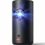 Nebula Anker Capsule 3 Laser 1080p, Smart, Wi-Fi, Mini Projector, Black, Portable Projector, Dolby Digital, 4k Supported, Autofocus, 120-Inch Pic