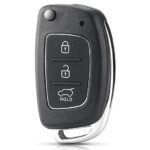 HooRLZ Hyundai Key Fob Cover Replacement For Hyundai i20 i30 i40 ix20 ix30 ix35 ix45 ix55 Tucson Santa Fe Elantra Accent Remote Car Key Cover Cas