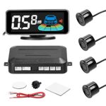 GoolRC Car Parking Sensor Rear Reversing Radars System with 8 Parking Sensors Distance Detection + LCD Distance Display + Sound Warning Buzzer, B