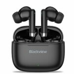 Blackview AirBuds 4 Wireless Earbuds, Bluetooth 5.3 Earphones with Mic, Bluetooth Headphones HiFi Stereo Earbuds with Replaceable Eartip, 36H Pla