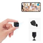 aobo Spy Camera,2023 4K HD Mini WiFi Wireless Hidden Camera Smallest Security Cameras with App Mini Nanny Cam Night Vision Motion Activated Alert