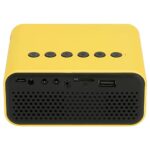 Portable Mini Projector,Home Theater Mobile Phone Projector Built In Speaker,Video Projector for Screen Projection(white)