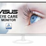 ASUS VZ239HE-W 23 Inch Monitor, FHD (1920x1080), IPS, Ultra-Slim Design, 75Hz HDMI, D-Sub, Flicker free, Low Blue Light, TUV certified, White
