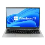 Auusda Laptop 14.1 inch Windows 11 Notebook, Full HD 1920 * 1080 IPS 100% sRGB Display, Intel J4105 Quad-Core, 8GB LPDDR4 and 256GB SSD, USB 3.0,