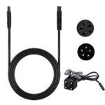 Car Rearview Camera Extension Cable 5‑pin Waterproof Shockproof Driving Recorder Wire for Truck Trailer Camper Bus Motorhome Vehicle Backup Monit