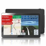 SAT NAV, TOUTBIEN GPS Navigation for Car Truck Motorhome 2.5D Touchscreen 9inch 2023 UK Europe Maps Pre-Installed with Lifetime Free Map Update,