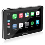 Carpuride 2023 Newest Wireless Apple Carplay & Android Auto,7 Inch Full HD Touch Screen Portable Car Radio Receiver,Car Stereo with Mirror Link,