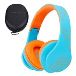PowerLocus Kids Headphones, P2 Bluetooth Headphones for Kids with Volume Limit 85DB, Kids Wireless Headphones Over Ear with Microphone, Foldable,