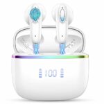 Wireless Earbuds Bluetooth 5.3 Wireless Headphones in Ear with 14.2mm Drivers Stereo, 40Hrs Wireless Earphones, 4 ENC Mics, Clear Call, Touch Con