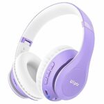 Uliptz Wireless Headphones Over Ear, 65 Hrs Playtime Bluetooth Headphones, 6 EQ Modes Foldable Lightweight Headphones Wireless, Foldable Bluetoot