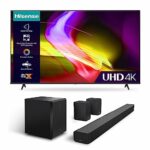 Hisense 4K UHD TV E6K and AX5100G with 340W Output and Dolby Atmos&DTS Virtual X