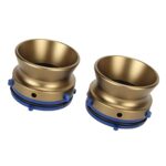 Polished NAB Hub Adapter, Aluminum Alloy 1 Pair 10 Inch Opener Blue Base for Reel To Reel Tape Recorder for B67 (Bronze)