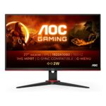 AOC Gaming 27G2SPAE - 27 Inch FHD Monitor, 165Hz, IPS, 1ms MPRT, AMD FreeSync Premium, Speakers, Shadow Control (1920 x 1080 @ 165Hz 250 cd/m², H