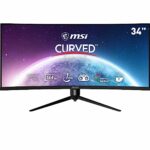 MSI OPTIX MAG342CQR 34" Widescreen VA LED Black Curved Monitor (3440x1440/2xHDMI/DisplayPort)