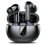 Wireless Headphones, ANC Active Noise Cancelling Earbuds, ENC Clear Calls Built-in 4 Microphones, Bluetooth 5.3 with Charging Case, 25H Play Time