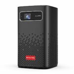 BYINTEK P20 Upgraded Mini DLP 3D Projector, HD LED Wifi Portable Projector Battery Powered, Supports 1080P 4K, Android 9.0 OS,Wireless Display fo