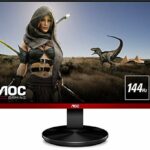 AOC Gaming G2490VXA - 23.8 inch FHD Monitor, 144HZ, 1 ms MPRT, VA, AMD FreeSync Premium, Low Input Lag, Inbuilt Speakers (1920x1080@ 144Hz, 350 c